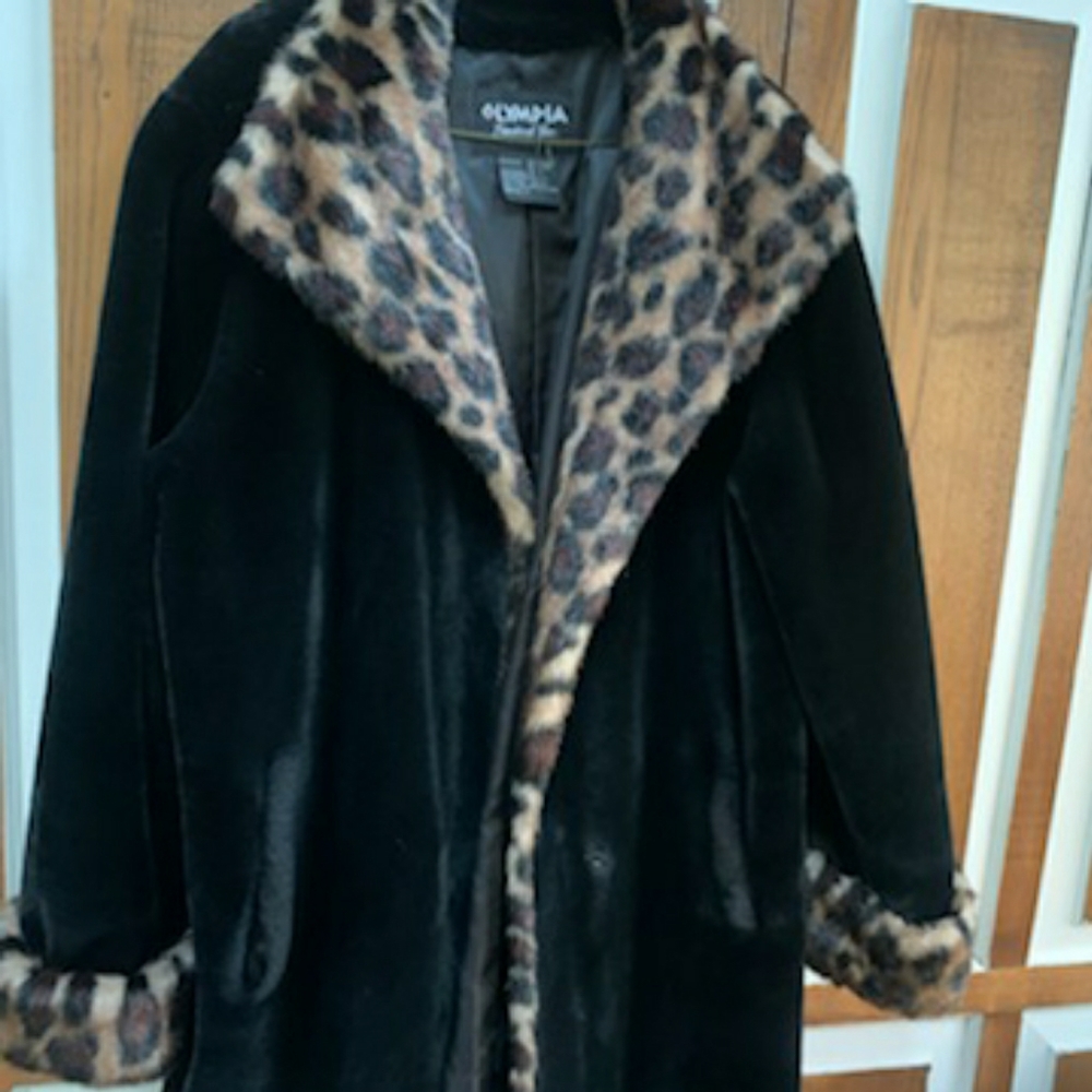 Vintage Vegan Fur Coat